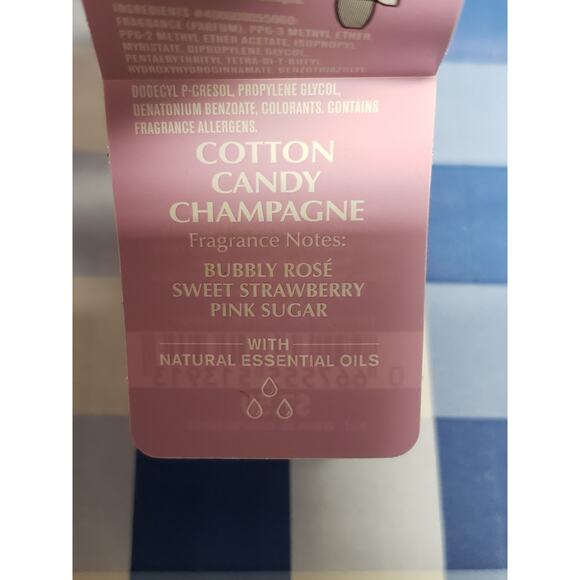 BBW Gray Flare 24/7 Light Up Fragrance Wallflower Plug In & Cotton Candy Refill - Picture 2 of 2